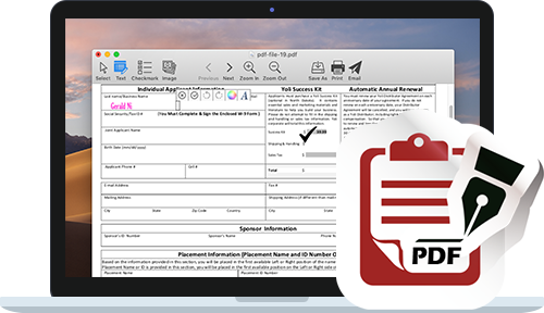 PDF Form Filler for Mac
