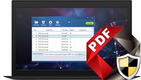 PDF Security Manager for Windows