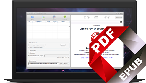 PDF to EPUB for Windows
