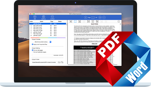 PDF to Word Converter for Mac