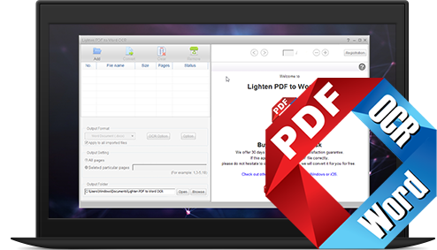 PDF to Word OCR for Windows