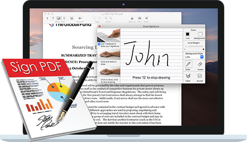 Sign PDF for Mac