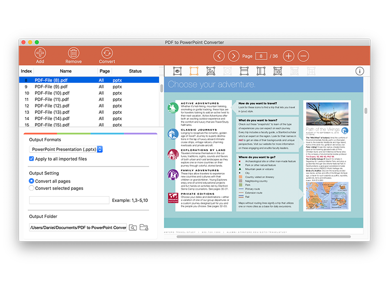 PDF to PowerPoint for Mac screenshot 3