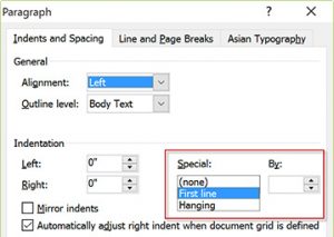 word change indent size word change indent size