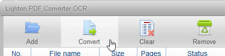 pdf converter ocr start conversion screenshot