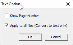 pdf converter ocr txt options screenshot