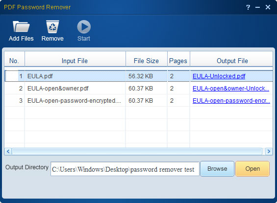 pdf password remover screenshot 3