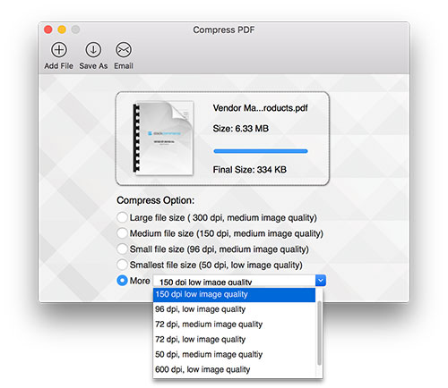 compress pdf for mac