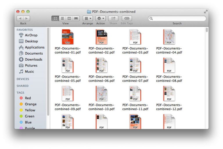How to Split A Large PDF into Multiple Individual Files on Mac OS X